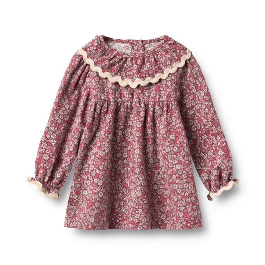 WHEAT Dress L/S Collar Elvira