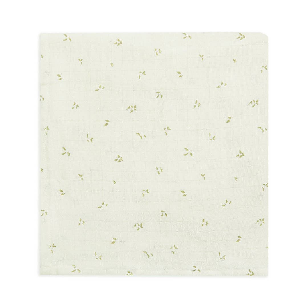 Avery Row - Extra Large Organic Baby Muslins, Single - Nettle Scatter