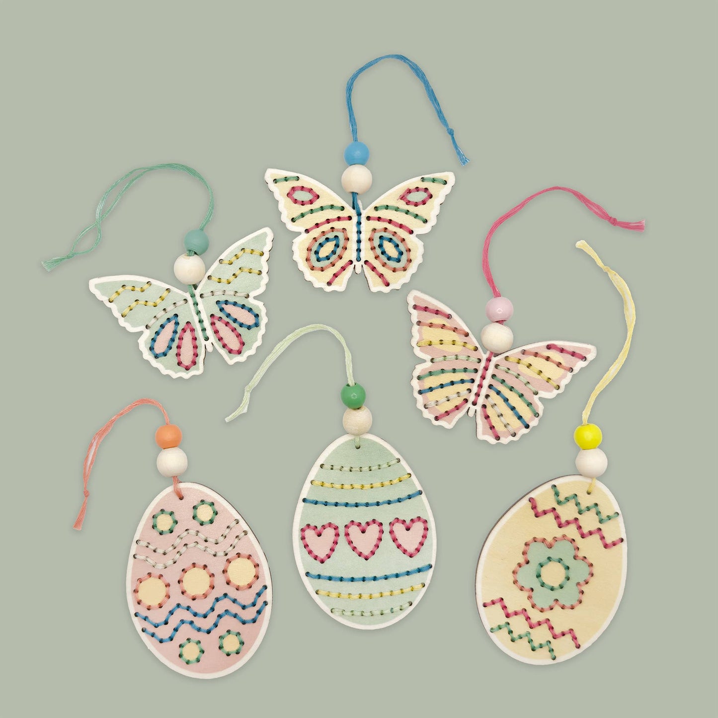 Cotton Twist - Flutter & Stitch Decoration Kit - Easter Craft Kit