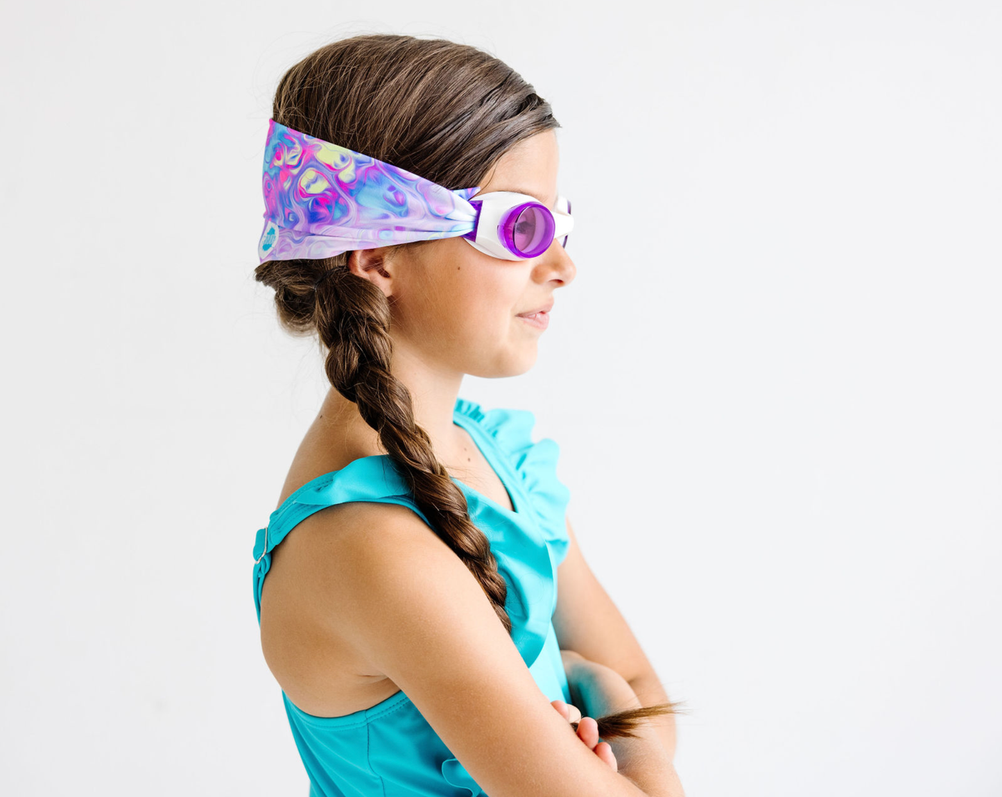 Splash Place Swim Goggles - Pastel Swirl Swim Goggles