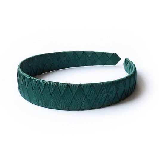 Verity Jones London - Large Spruce Braided Alice Band