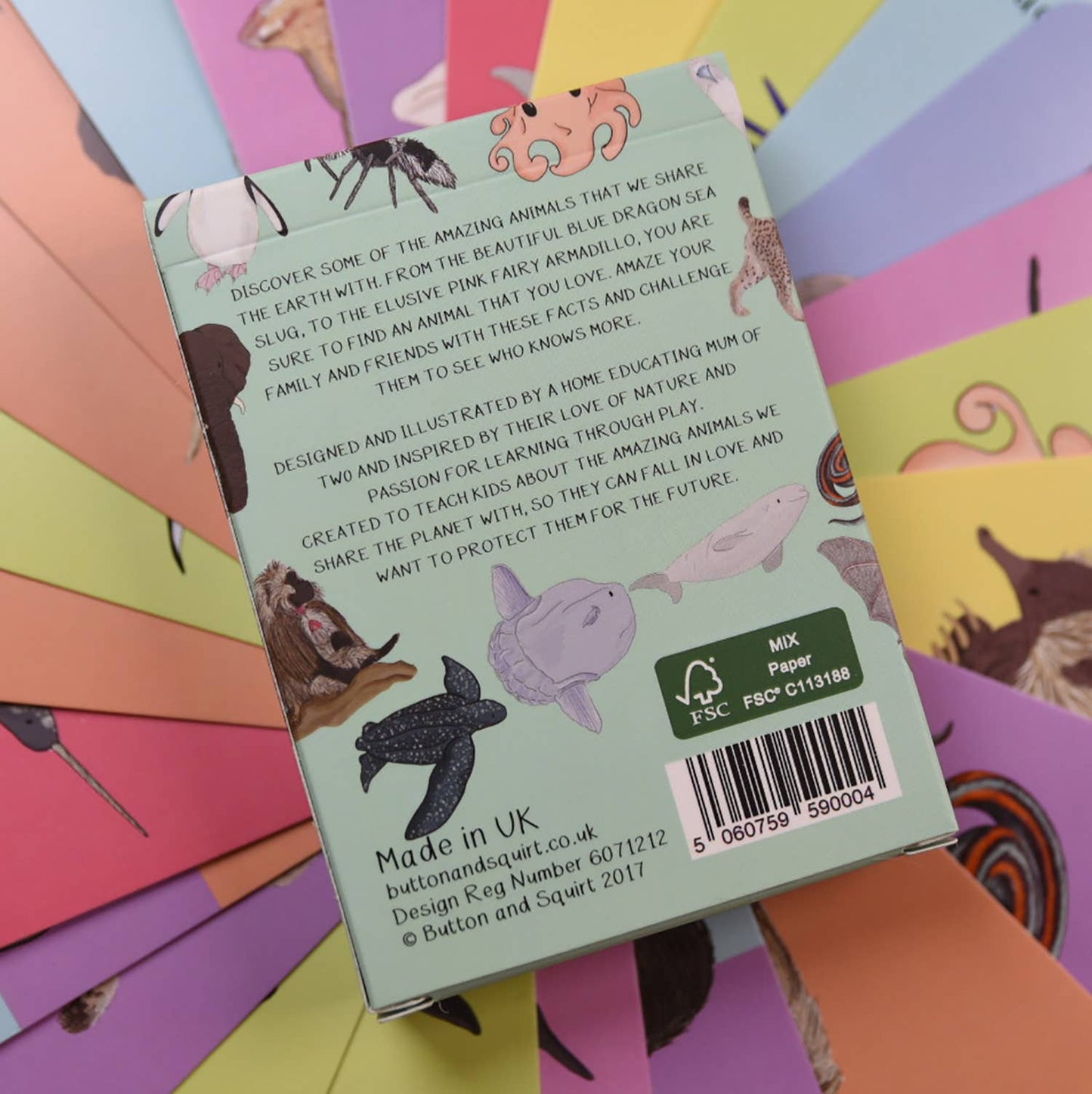 Button & Squirt - Amazing Animals Fact Cards Set One