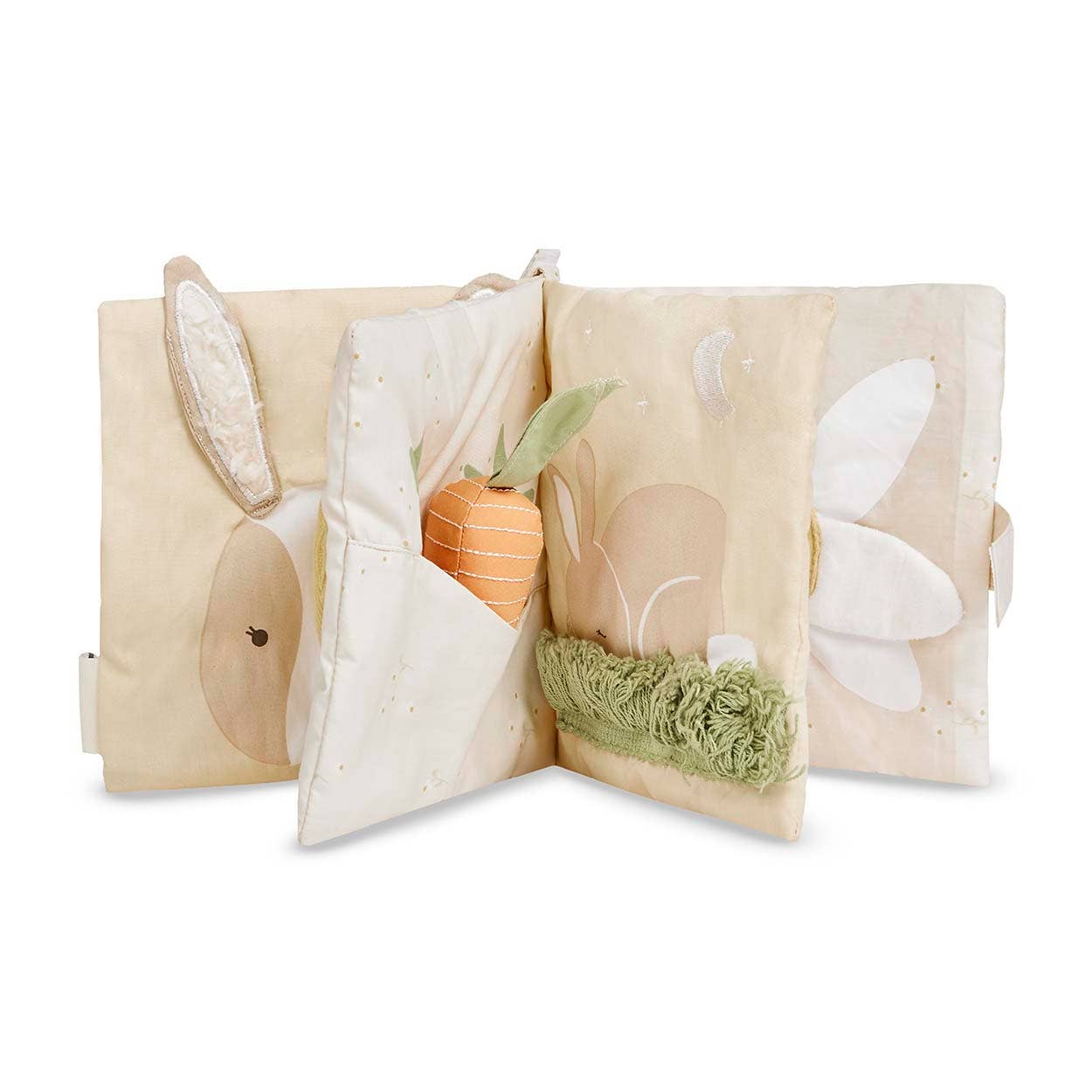 Avery Row - Baby Fabric Book- Bunny Tales