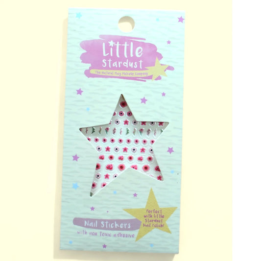 The Natural Play Make-up Company - Children’s Nail Stickers Pink Flowers