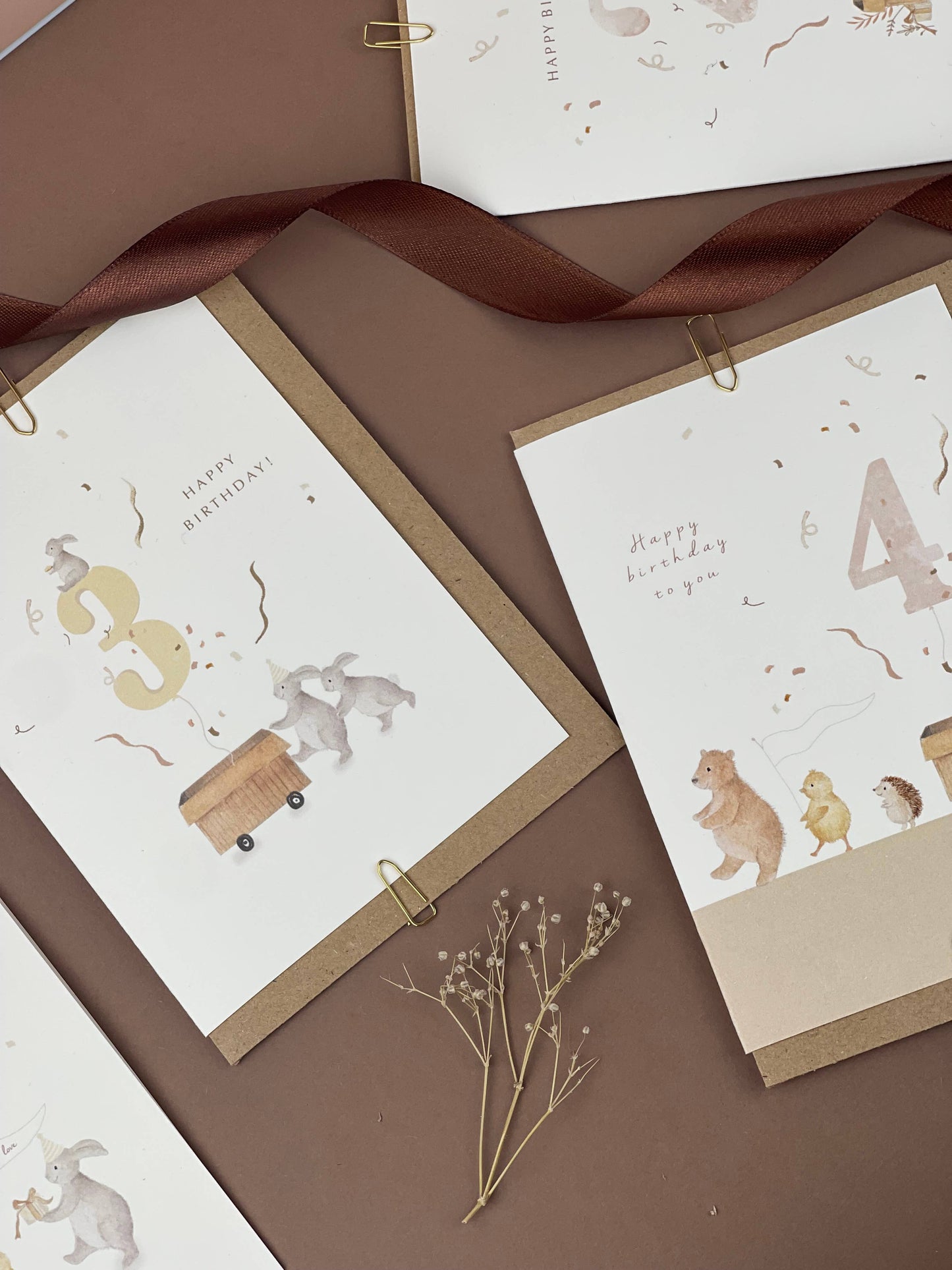 Little Roglets - 4th Birthday Card | Kids Birthday Card | Special Age Card