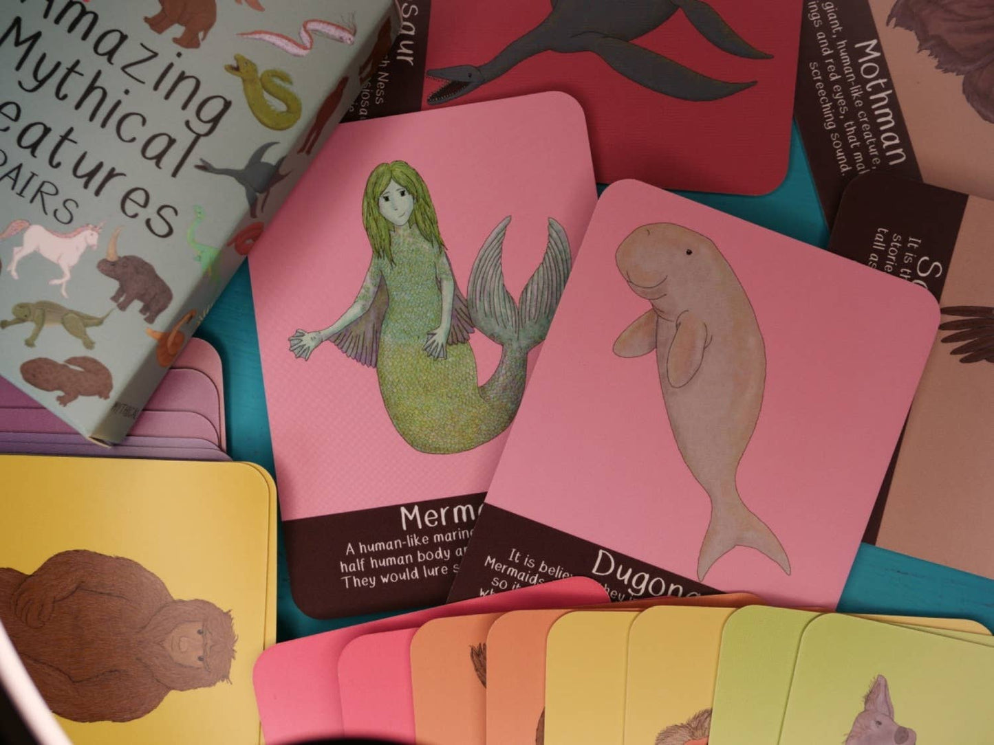 Button & Squirt - Amazing Mythical Creatures Matching Pairs