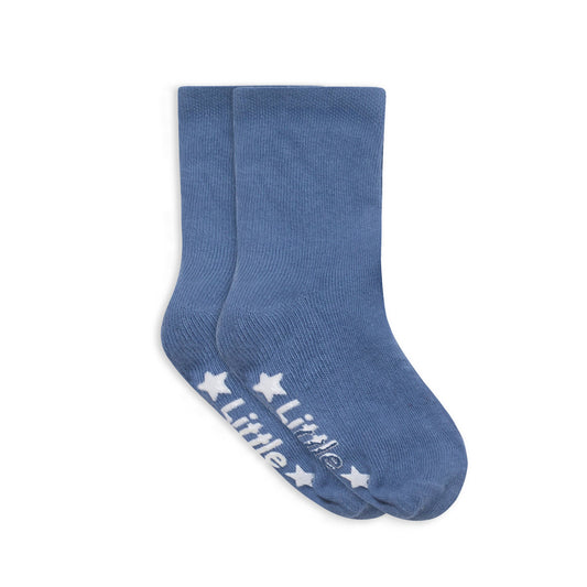 The Little Sock Company - 2-3 yr Classic Non-Slip Stay-on Socks - Parker - Single Pair