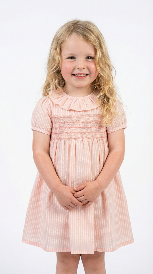 Ben & Lola - Adele Pink Stripe Smock Dress