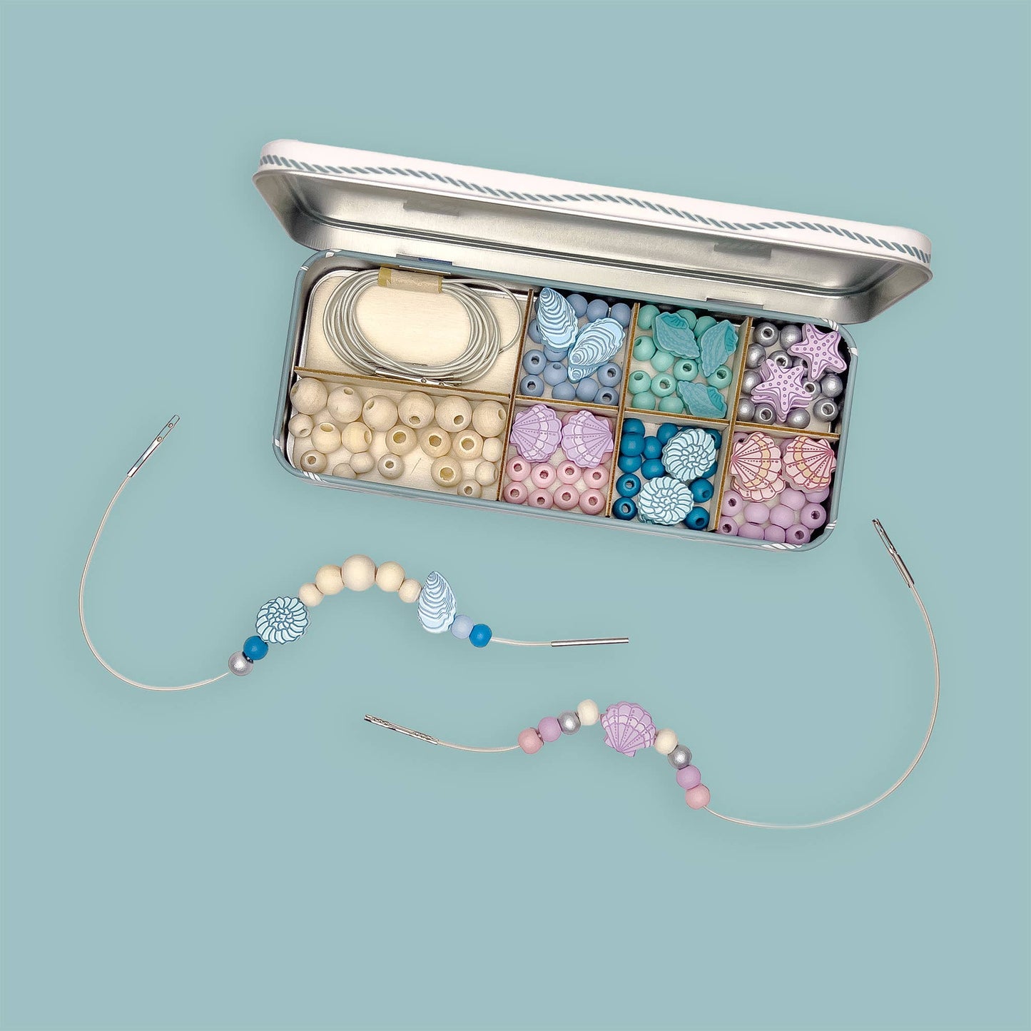 Cotton Twist - Seashell Bracelet Bead Kit