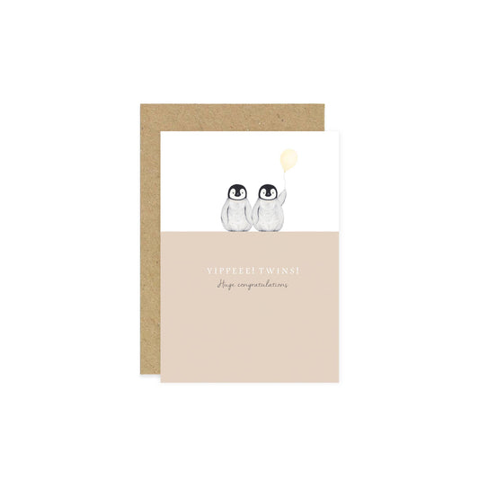Little Roglets - Twins Card | New Baby Cards | Twin Baby Cards | Baby Cards