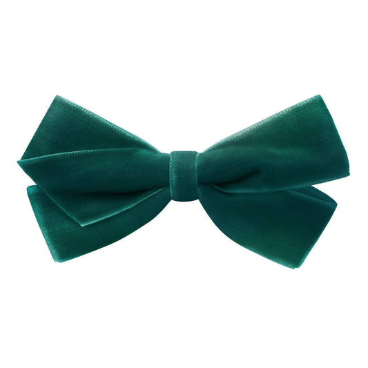 Verity Jones London - Medium Spruce Velvet Hair Clip