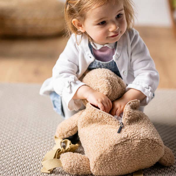 Hippychick - Nattou Teddy - Backpack Cuddly Bear