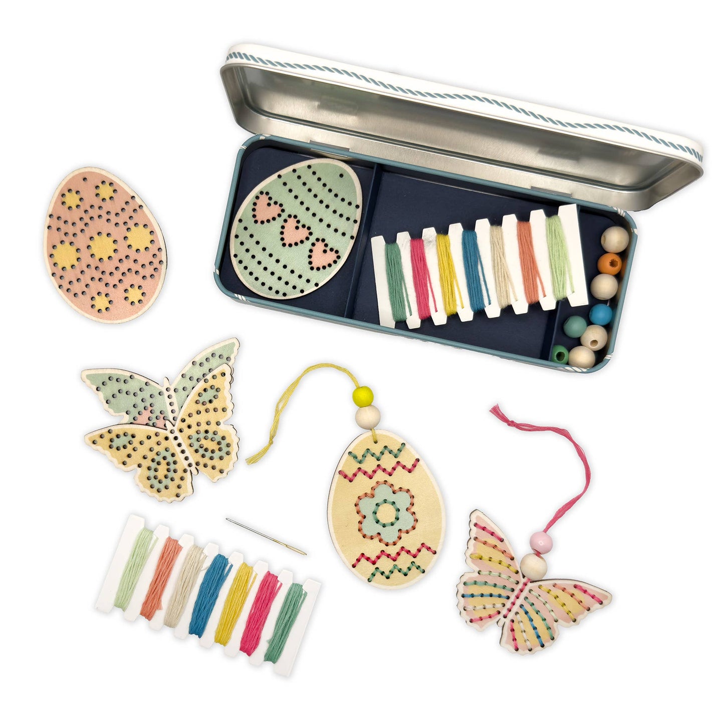 Cotton Twist - Flutter & Stitch Decoration Kit - Easter Craft Kit