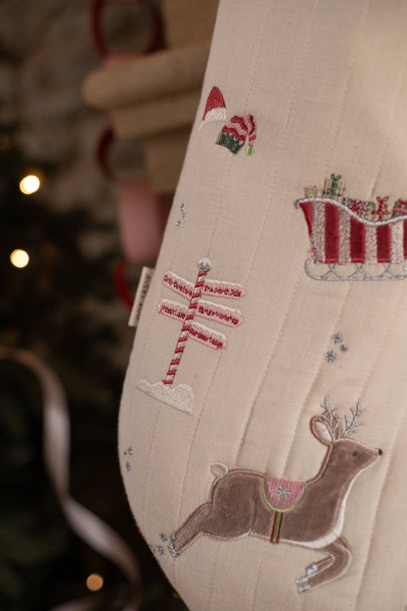 Avery Row - Christmas Stocking - The North Pole