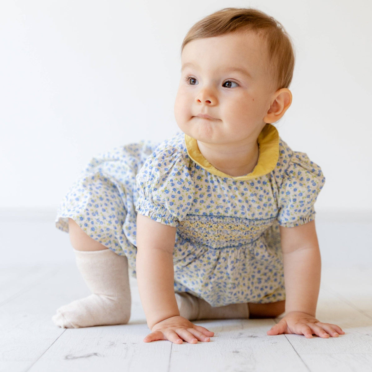 The Little Sock Company - Classic Non-Slip Stay-On Baby & Toddler Socks | Henley: 3-6 months