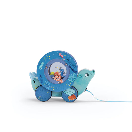 Moulin Roty Pull-along Sea Lion Les Aventures de Paulie