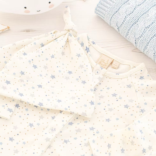 Toffee Moon Boys Star Cluster Sleepsuit
