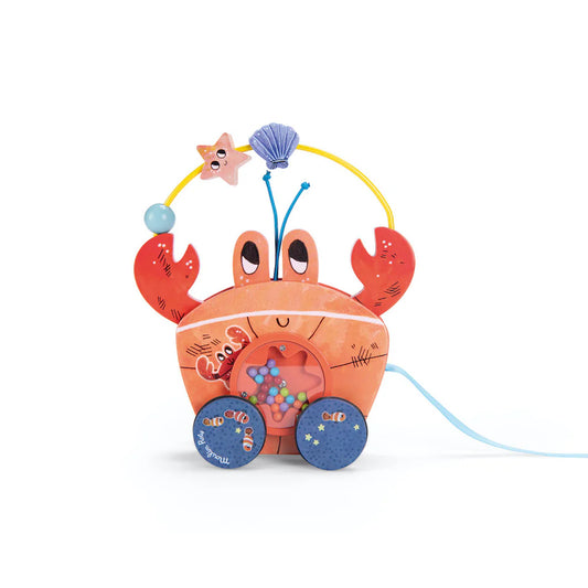 Moulin Roty Pull-along Crab Les Aventures de Paulie