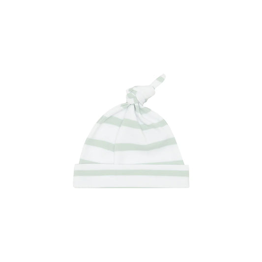Bob & Blossom Powder Blue & White Breton Striped Hat