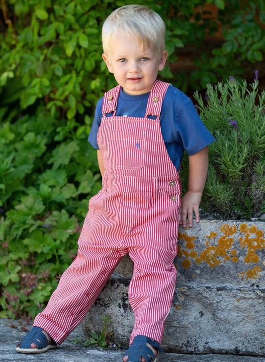 Kite Ticking Dungarees