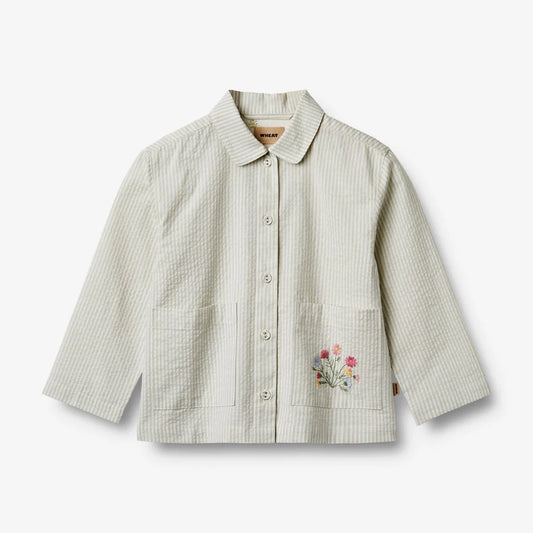 WHEAT Overshirt Embroidery Ghita