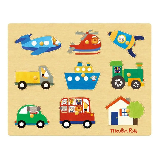 Moulin Roty Puzzle des Transports