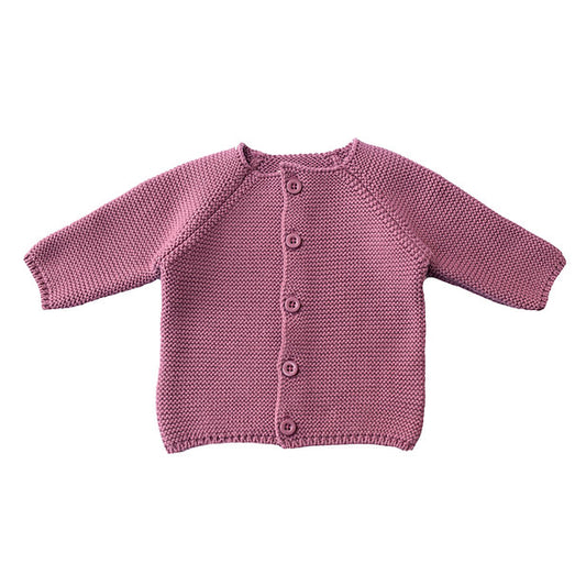 Toffee Moon Bubble Cardigan Dusky Rose