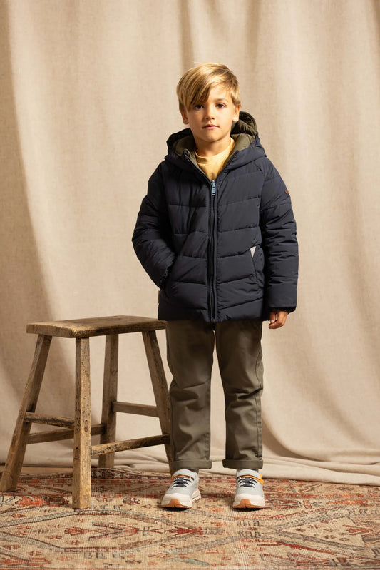 TOASTIE Ink Navy , Balsam Khaki Ecoreversible Puffer