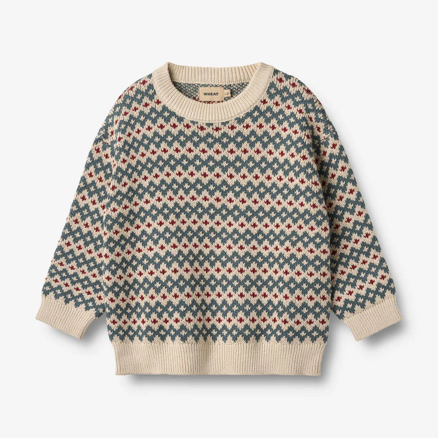 WHEAT Jacquard Pullover Harlow