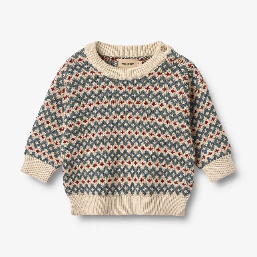 WHEAT Jacquard Pullover Harlow