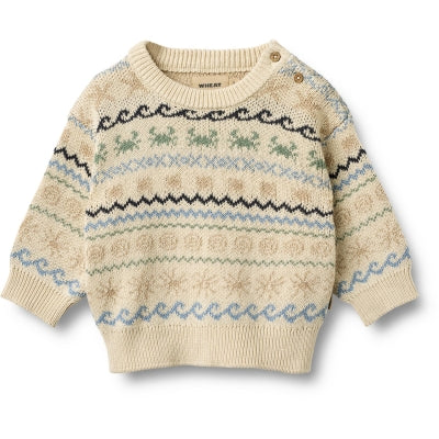 WHEAT Jacquard Pullover August