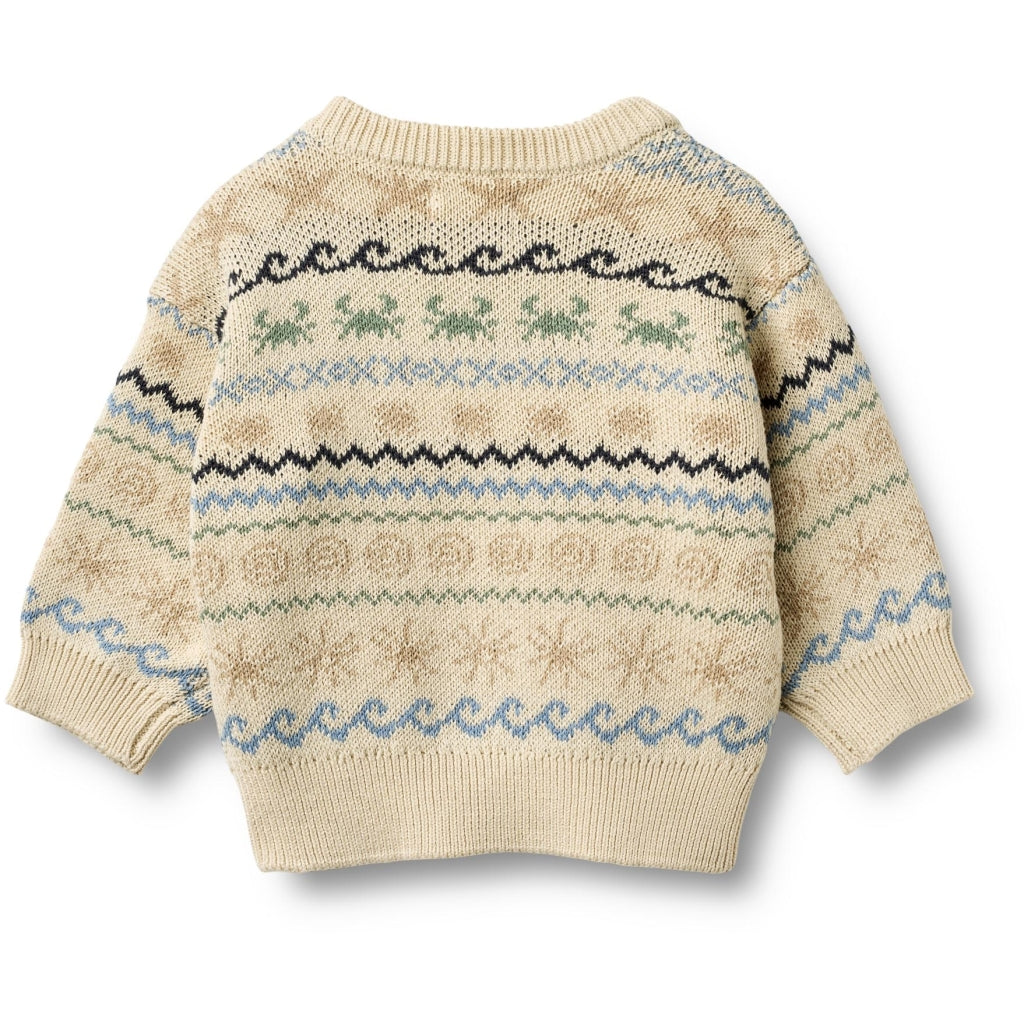 WHEAT Jacquard Pullover August