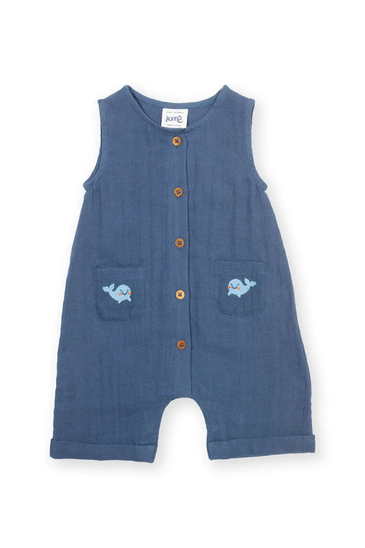 Kite Little Whale Dungarees