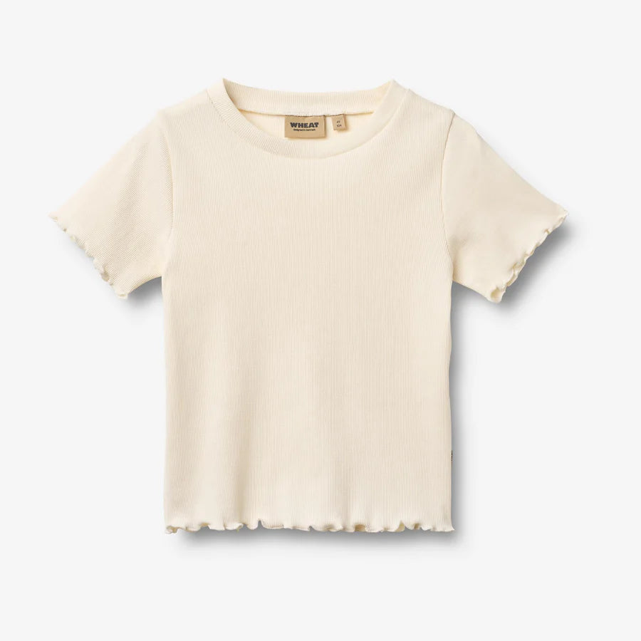 WHEAT Rib T-shirt S/S Alicia