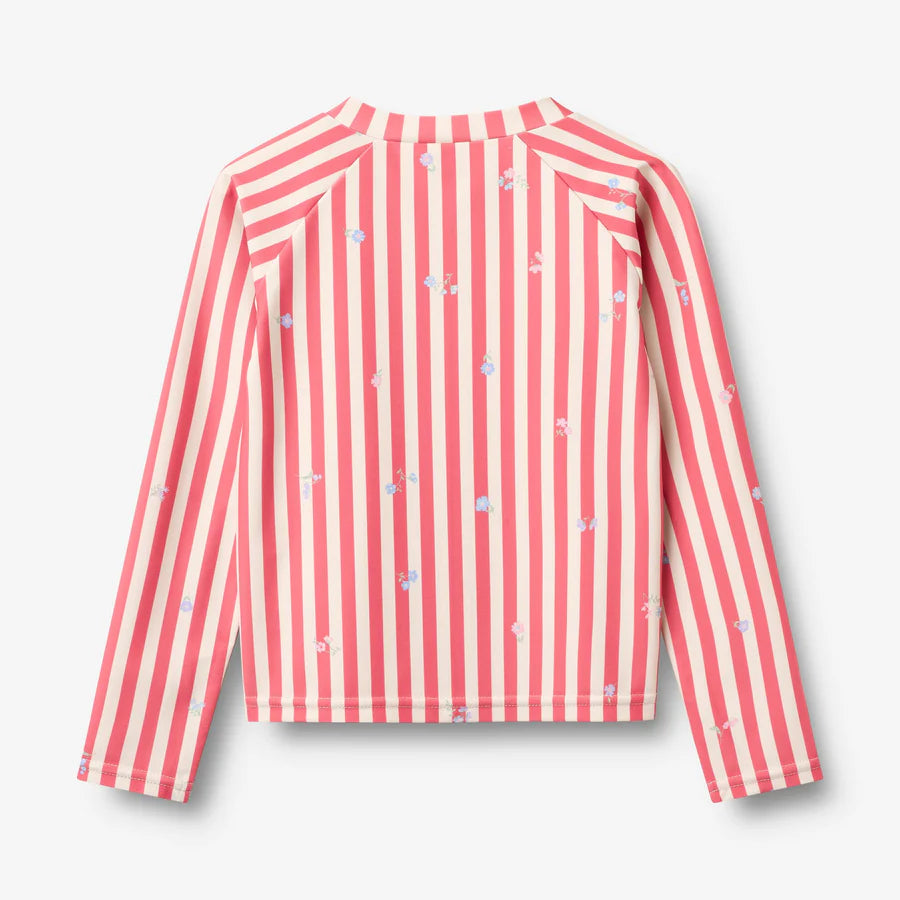 WHEAT Swim T-shirt L/S Zip Ada