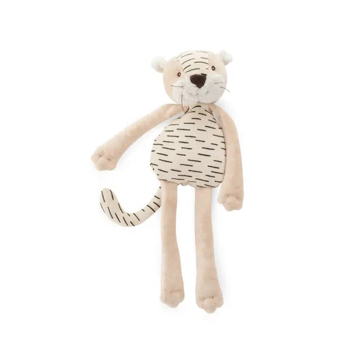 Moulin Roty Baboo Tiger Rattle Soft Toy La Foret Mawa