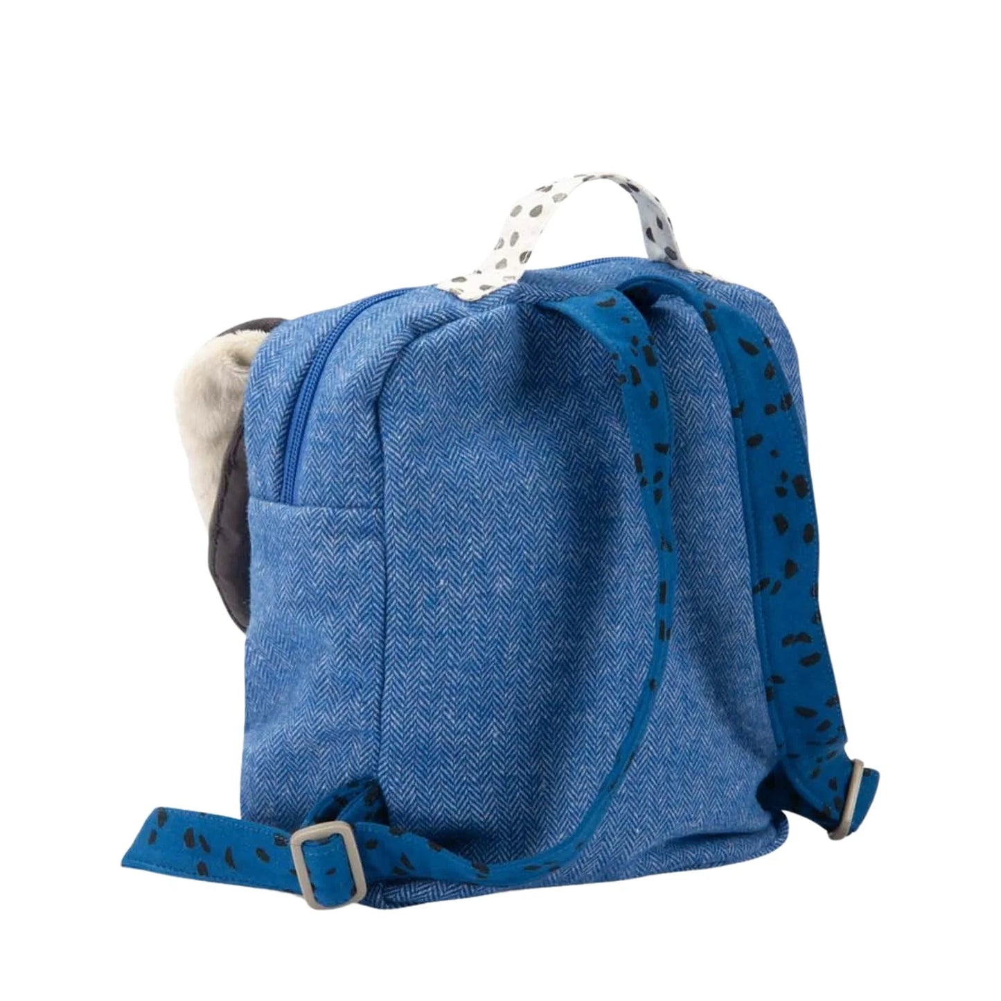 Moulin Roty Blue Dog Backpack Puce & Pilou