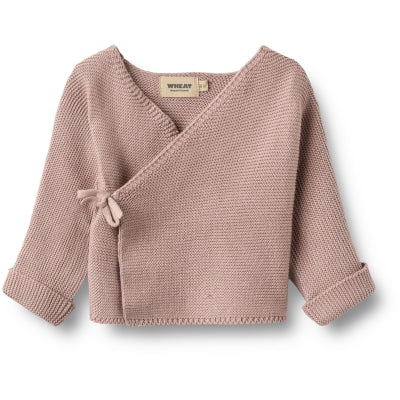 WHEAT Knit Wraparound L/S Siva Dry Rose