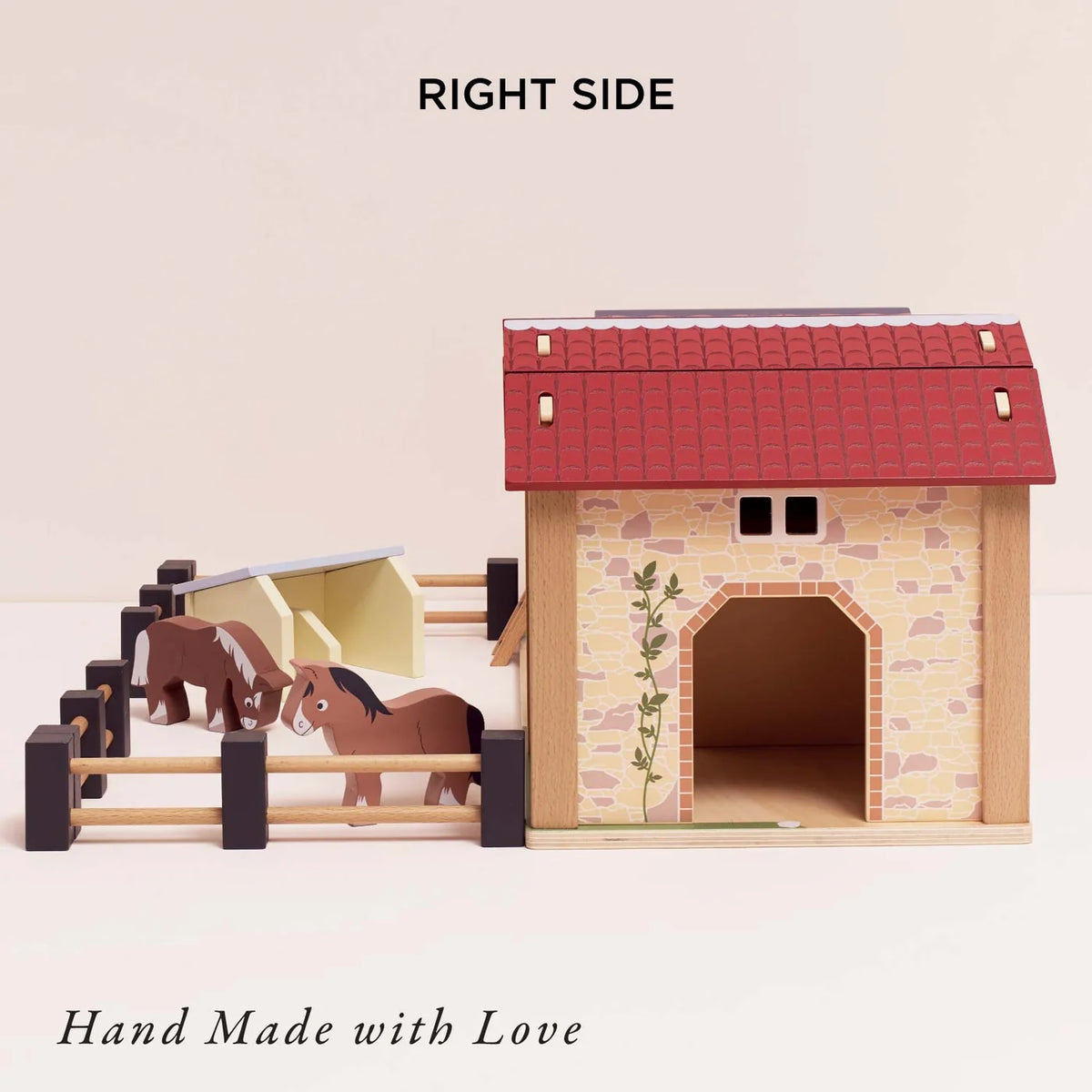 LE TOY VAN Wooden Farmyard Stables