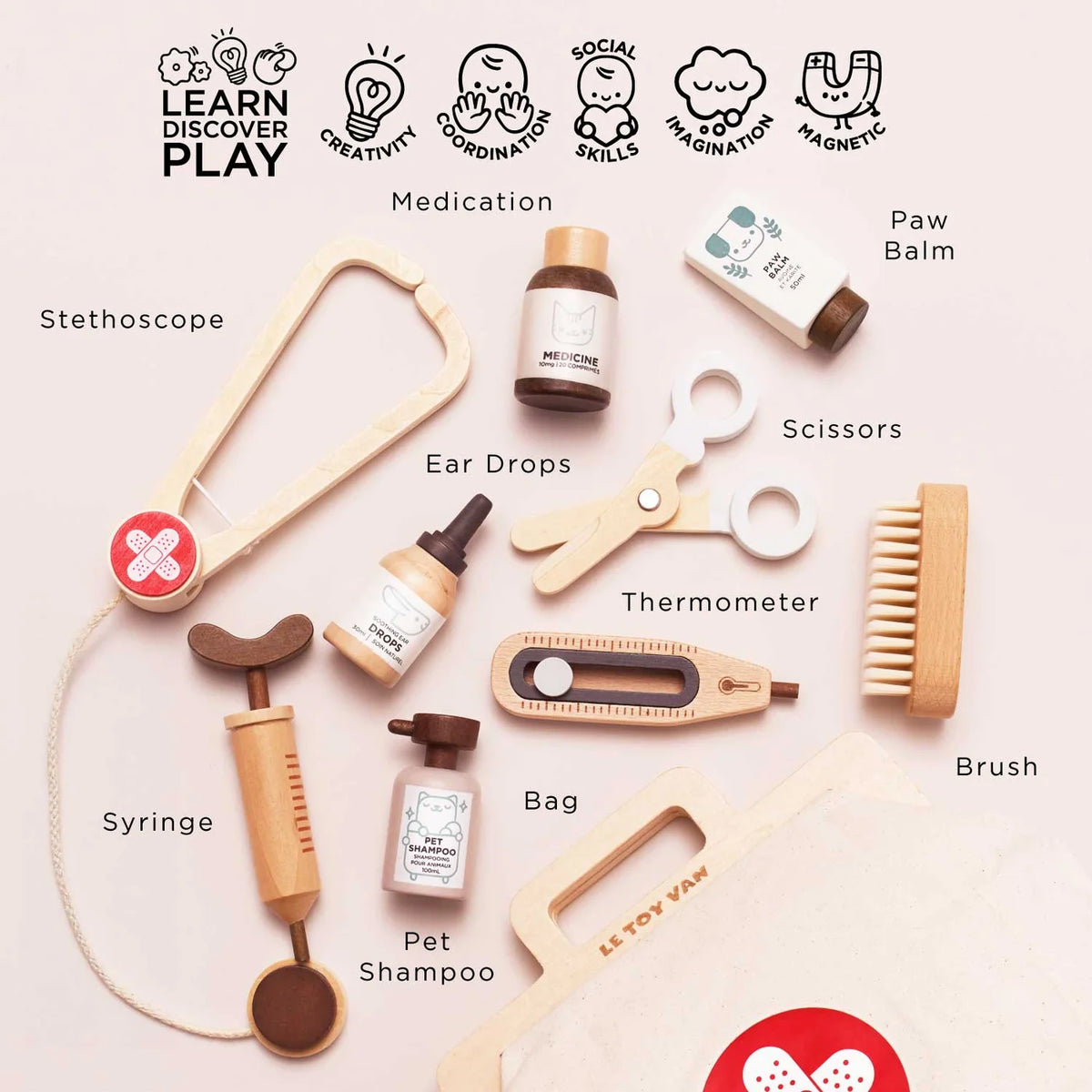 LE TOY VAN Animal Vet Set
