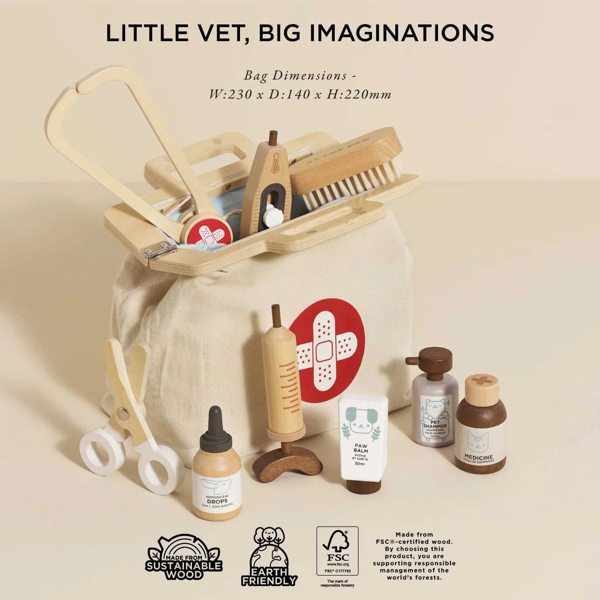 LE TOY VAN Animal Vet Set