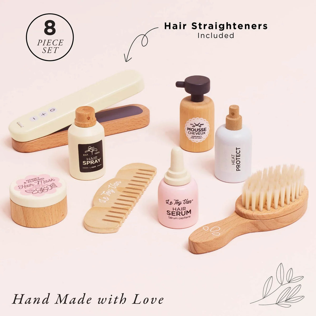LE TOY VAN Hair Straighteners & Accessory Set 12 Piece