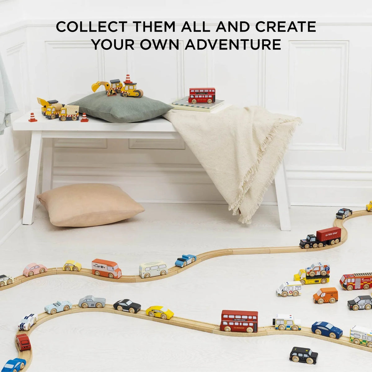 LE TOY VAN Classic Wooden Sports Cars 7 Piece