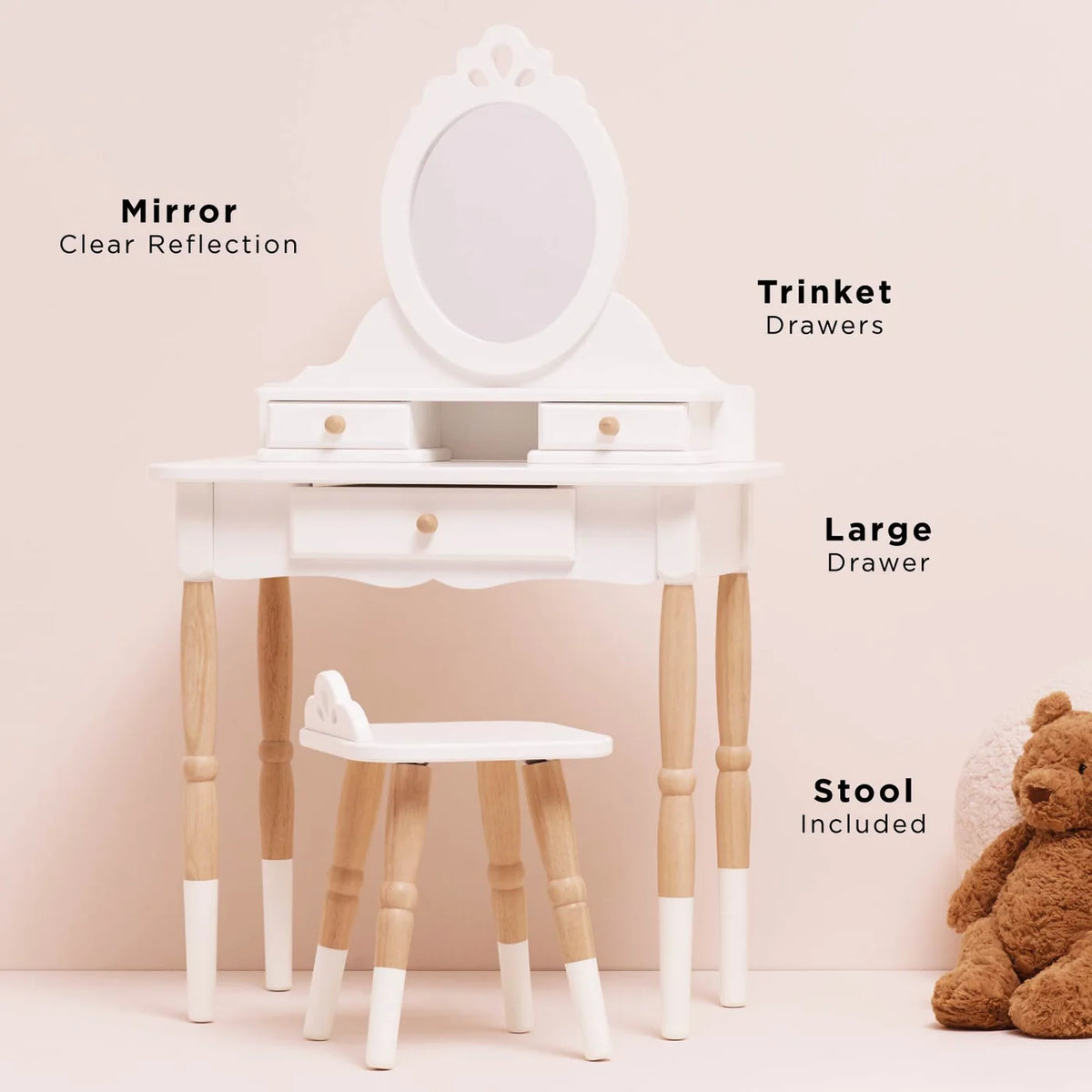 LE TOY VAN Dressing-up Vanity Table & Stool