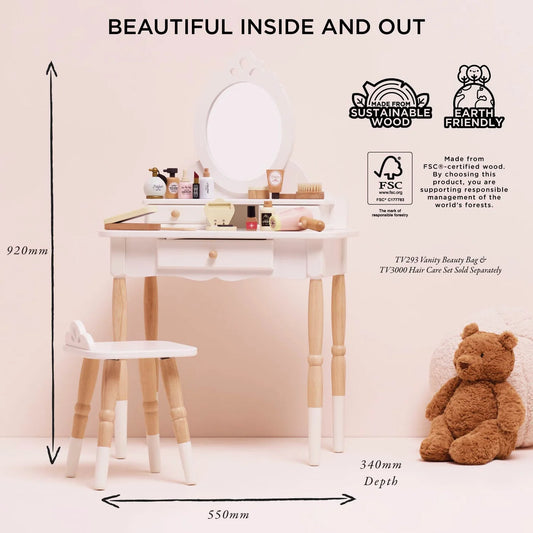LE TOY VAN Dressing-up Vanity Table & Stool