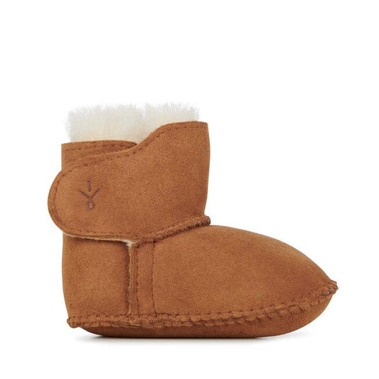 EMU Baby Booties Chestnut