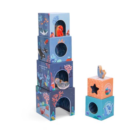 Moulin Roty Stack Up Cubes Les Aventures de Paulie