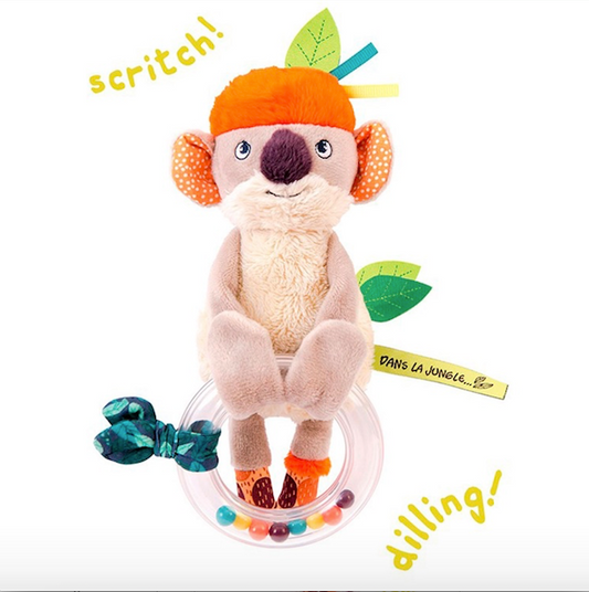 Moulin Roty Koco Bead Rattle Dans La Jungle