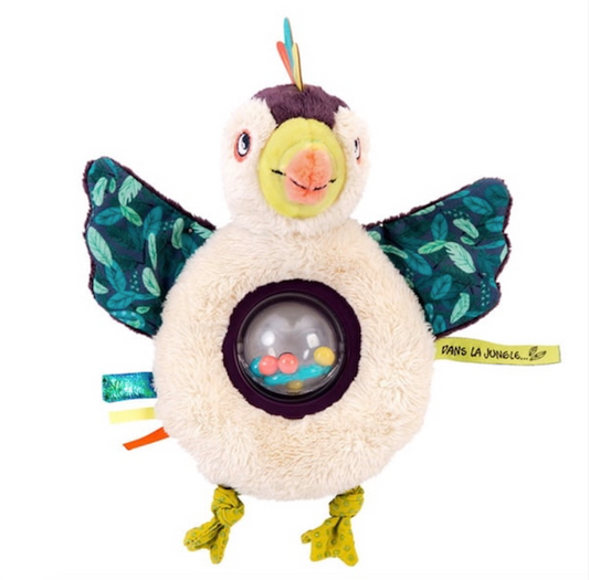 Moulin Roty Pakou Bead Rattle Dans La Jungle