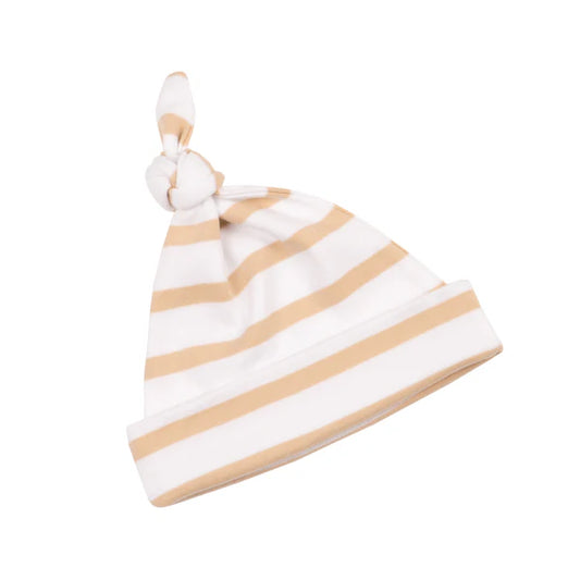 Bob & Blossom Biscuit & White Breton Striped Hat